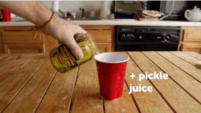 Add pickle juice