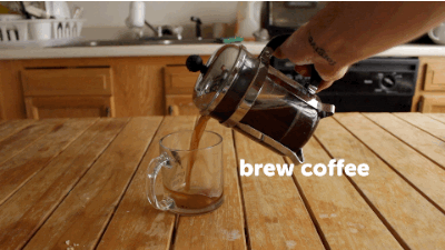 Brew coffee