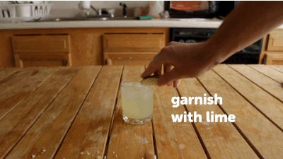 Garnish with Lime